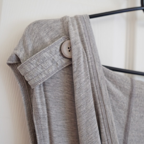 A|X Heathered Gray Hooded Sleeveless Athletic Top Small - Picture 4 of 6